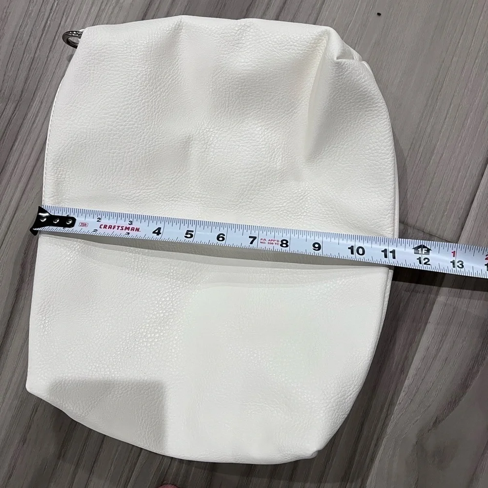 White Medium Size Cosmetic Bag